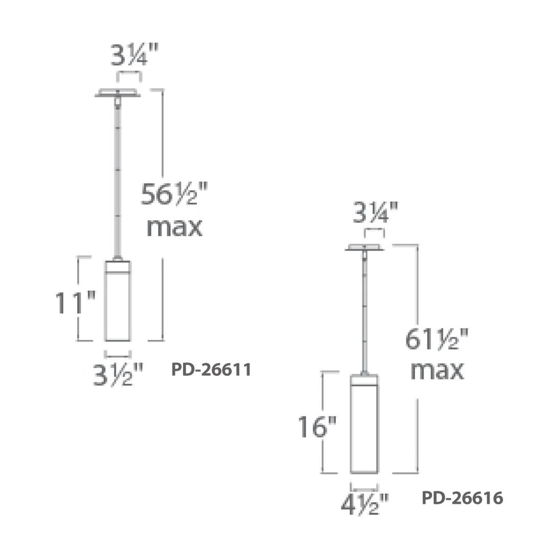 Elementum Mini Pendant by WAC Lighting - view 4