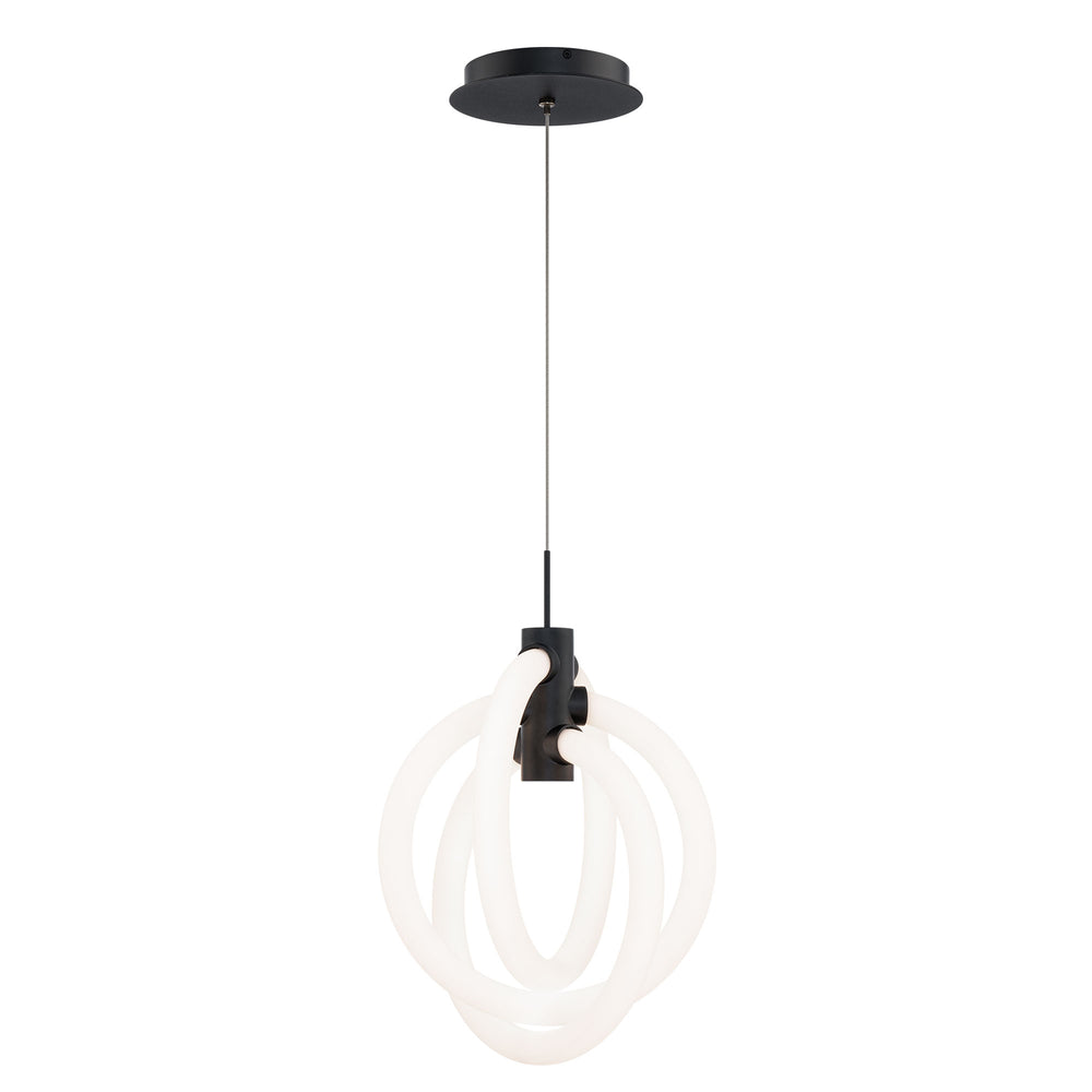 Knot Mini Pendant 4CCT in Black by WAC Lighting