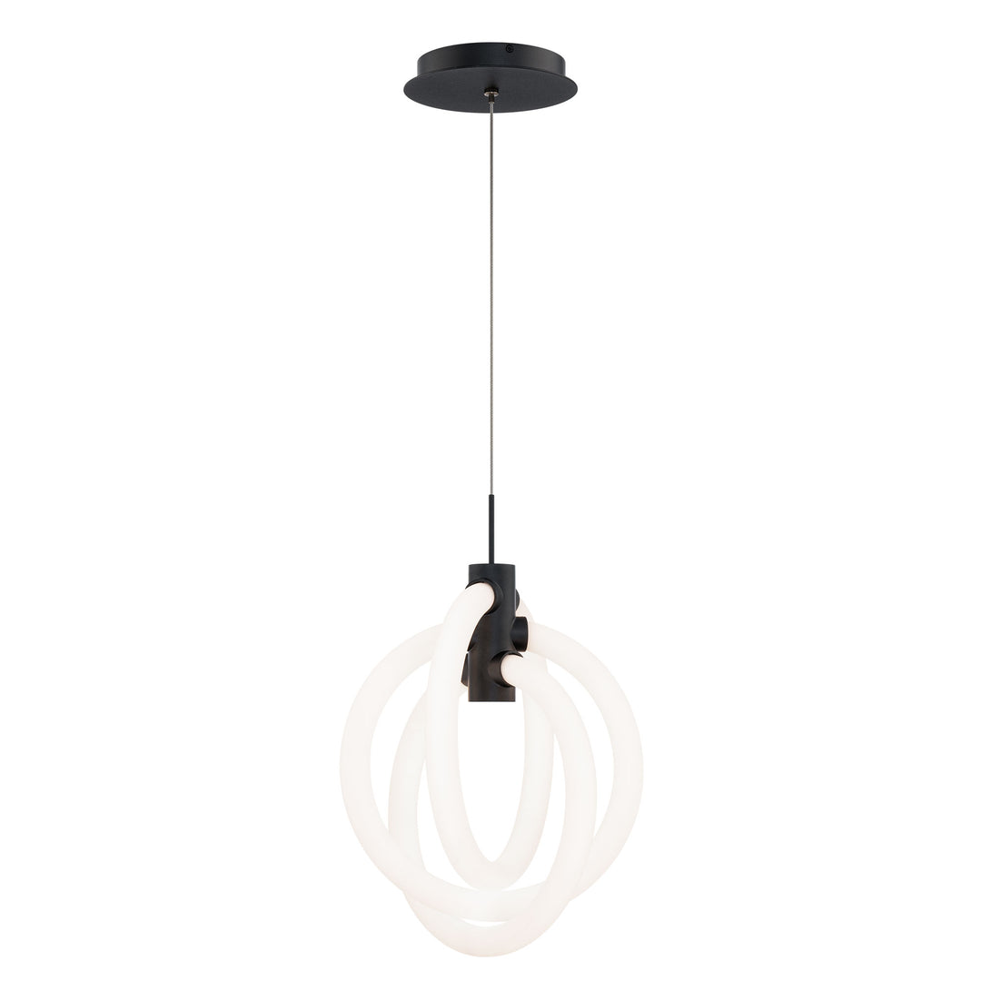 Knot Mini Pendant 4CCT in Black by WAC Lighting