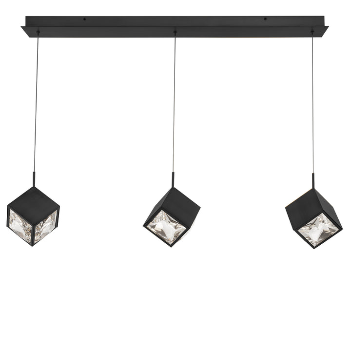 Ice Cube Linear Multi Light 4CCT in Black by WAC Lighting
