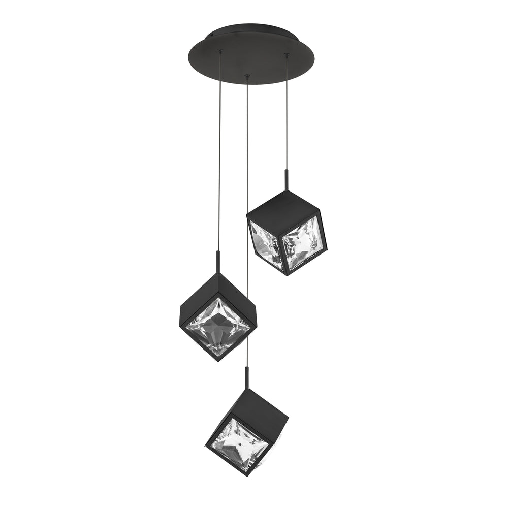 Ice Cube Round Multi Light 4CCT in Black by WAC Lighting