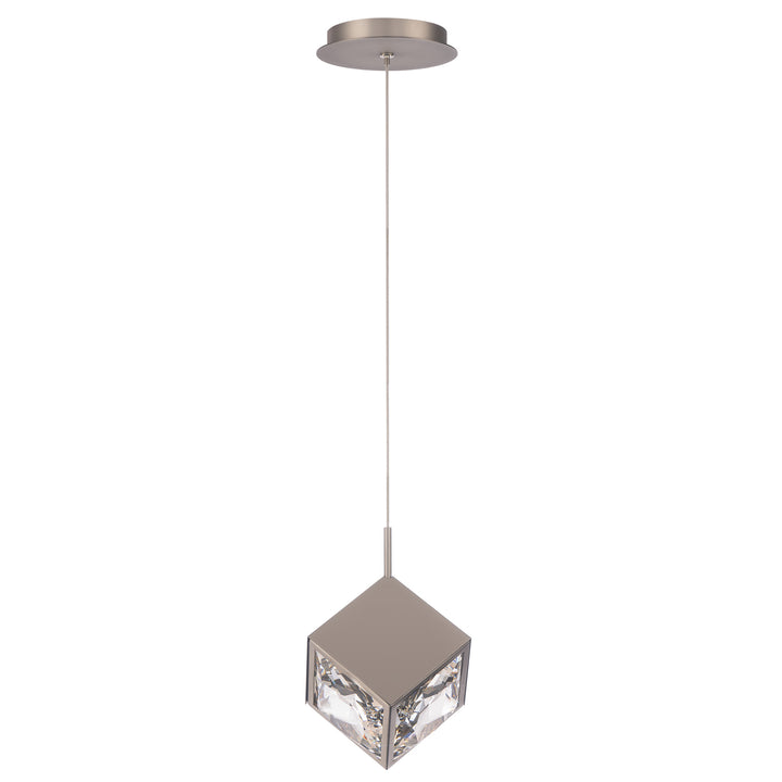 Ice Cube Mini Pendant 3500K in Brushed Nickel by WAC Lighting