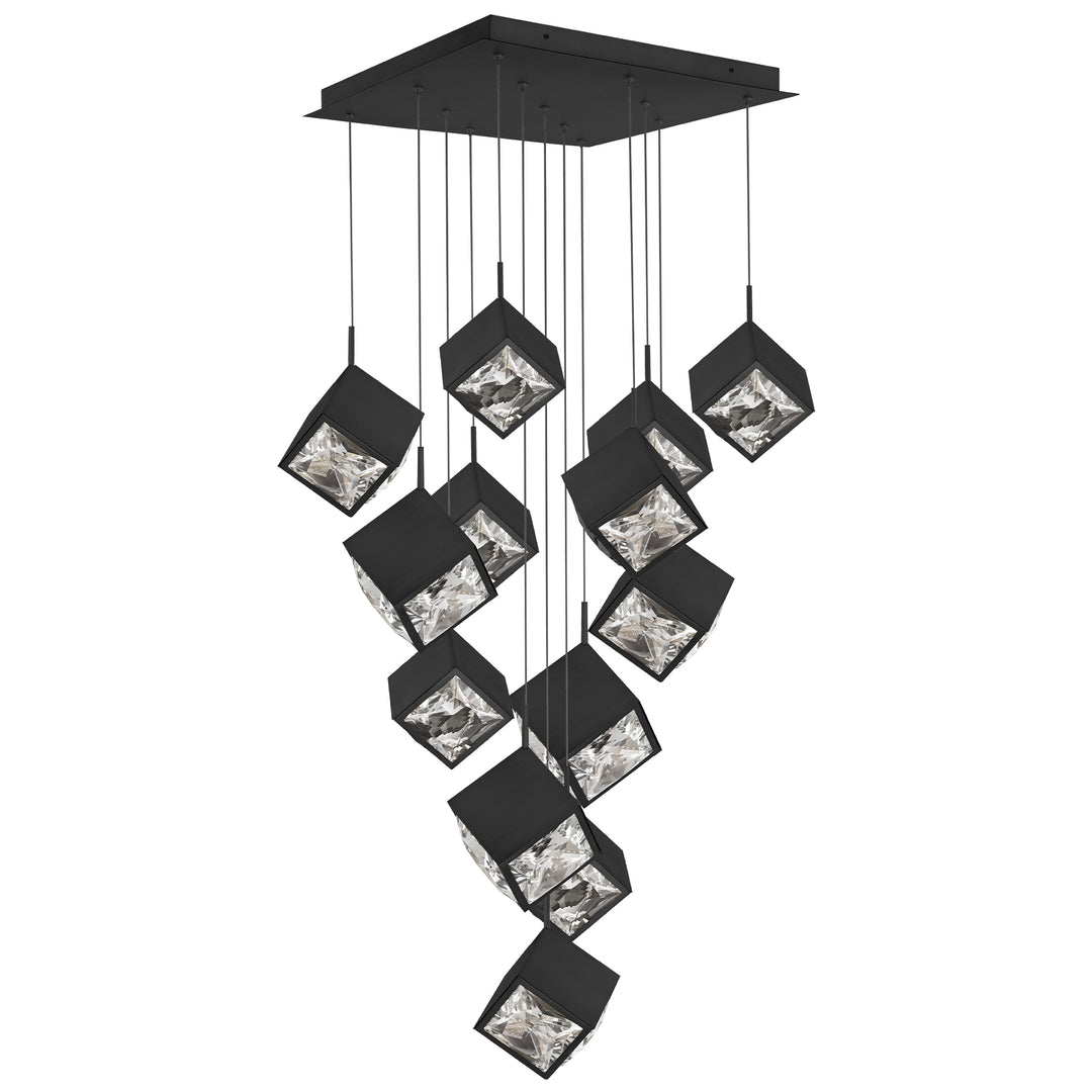 Ice Cube Square Multi Light 4CCT in Black by WAC Lighting