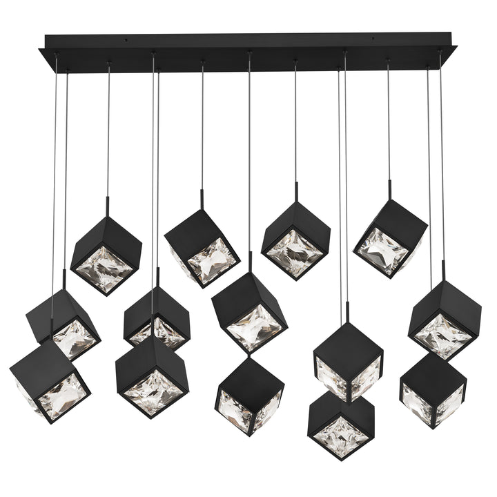 Ice Cube Linear Multi Light 4CCT in Black by WAC Lighting
