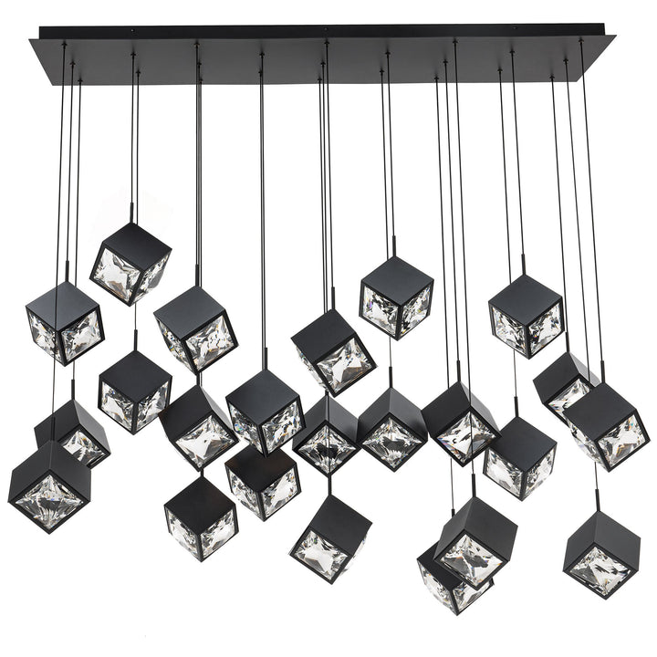 Ice Cube Linear Multi Light 4CCT in Black by WAC Lighting