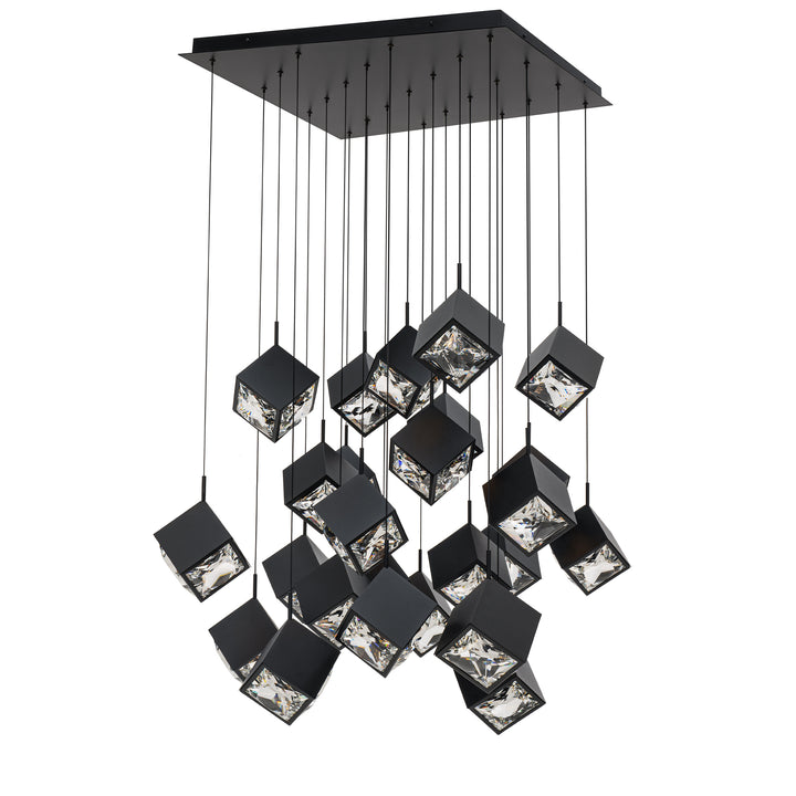 Ice Cube Square Multi Light 4CCT in Black by WAC Lighting