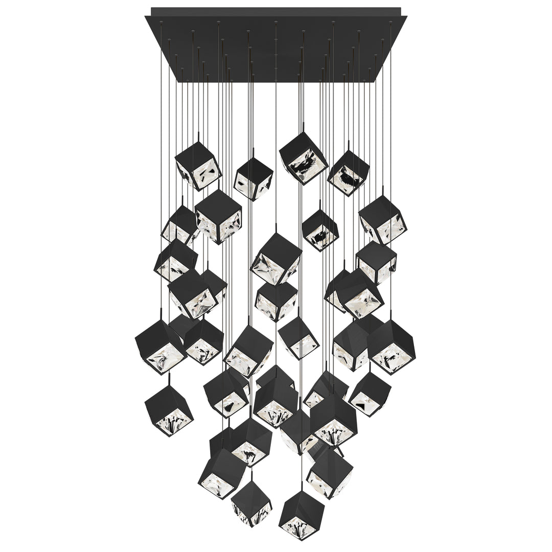 Ice Cube Square Multi Light 4CCT in Black by WAC Lighting