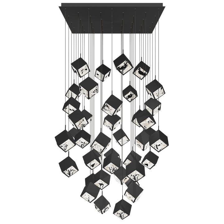 Ice Cube Square Multi Light 4CCT in Black by WAC Lighting