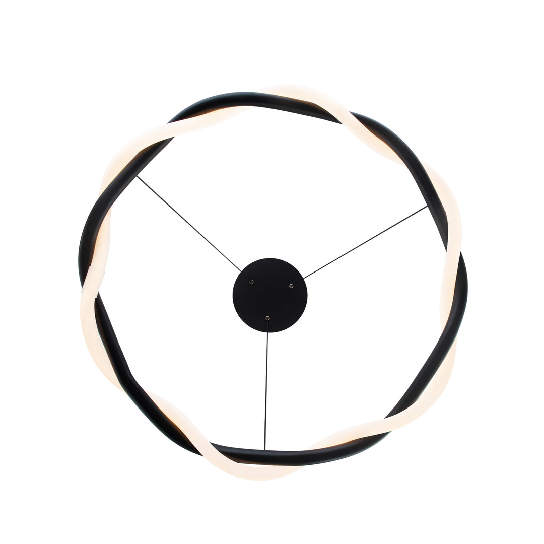Escapade Pendant 3000K in Black by WAC Lighting