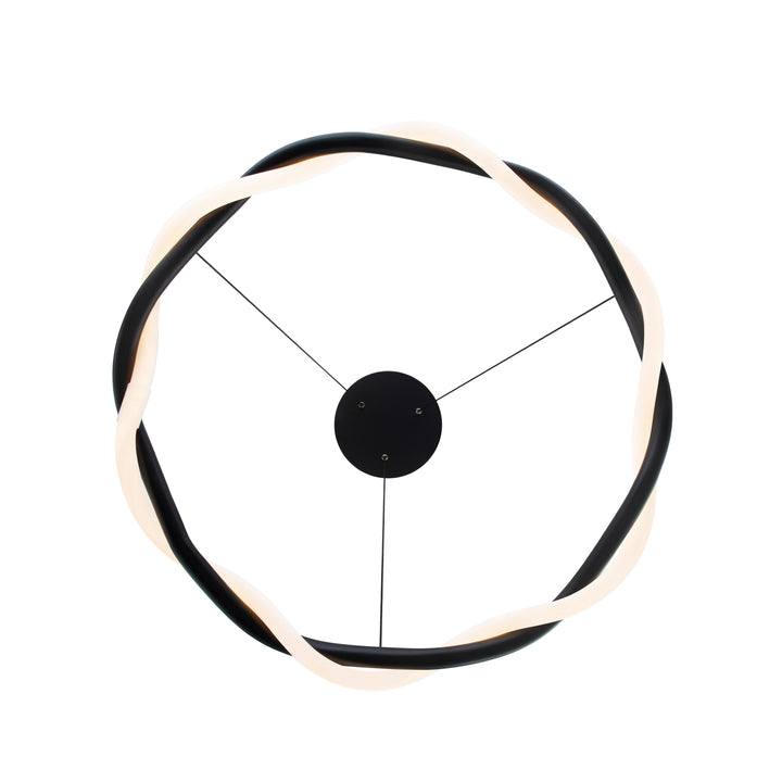 Escapade Pendant 3000K in Black by WAC Lighting