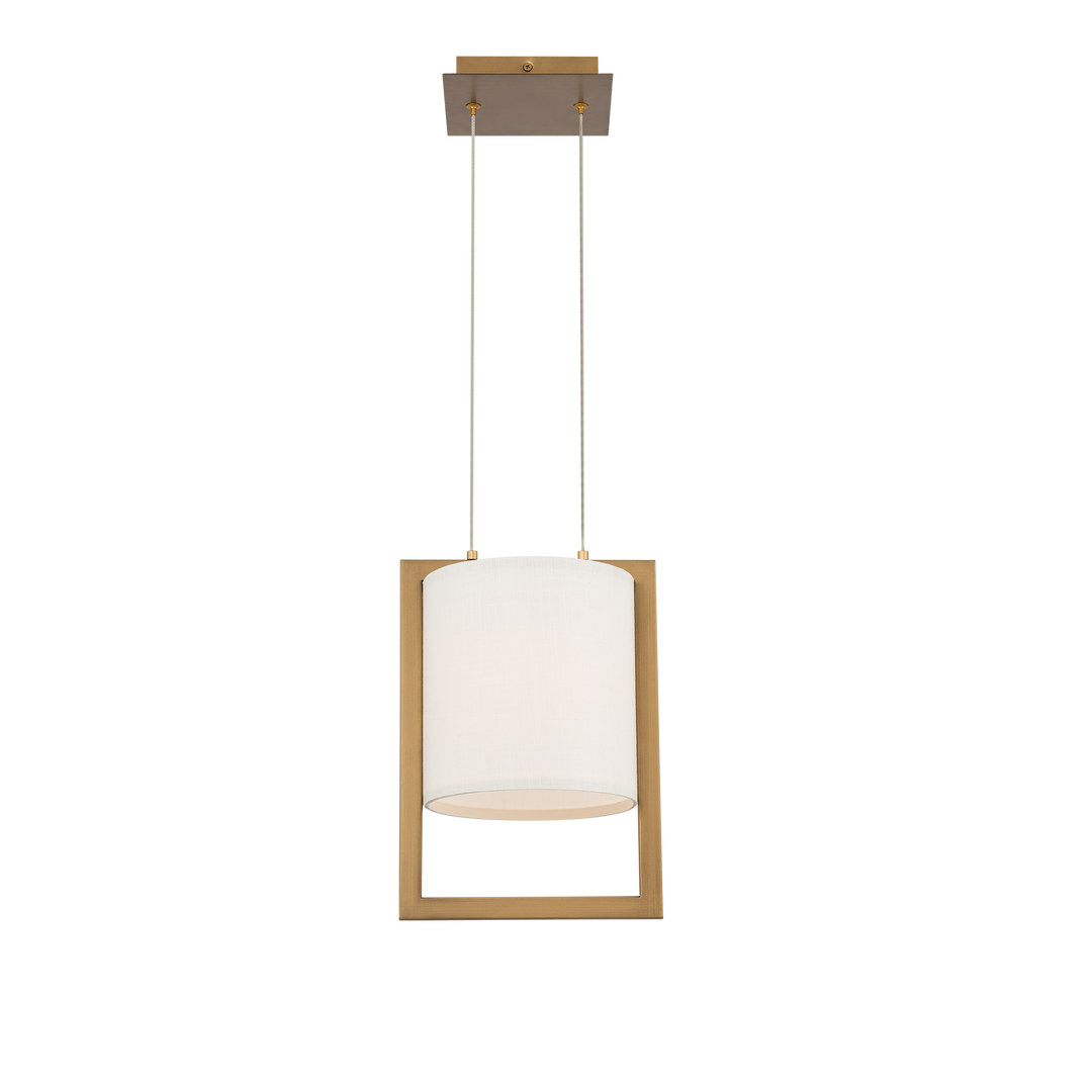 Park Avenue Mini Pendant 3000K in Aged Brass by WAC Lighting