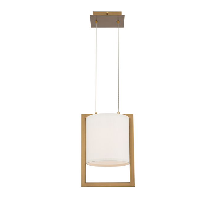 Park Avenue Mini Pendant 3000K in Aged Brass by WAC Lighting