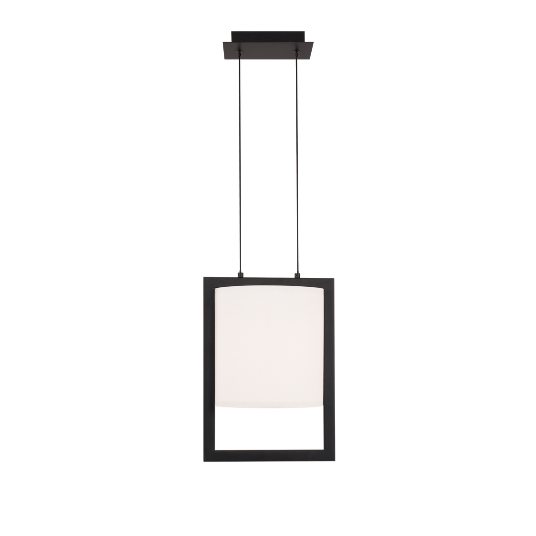 Park Avenue Mini Pendant 3000K in Black by WAC Lighting