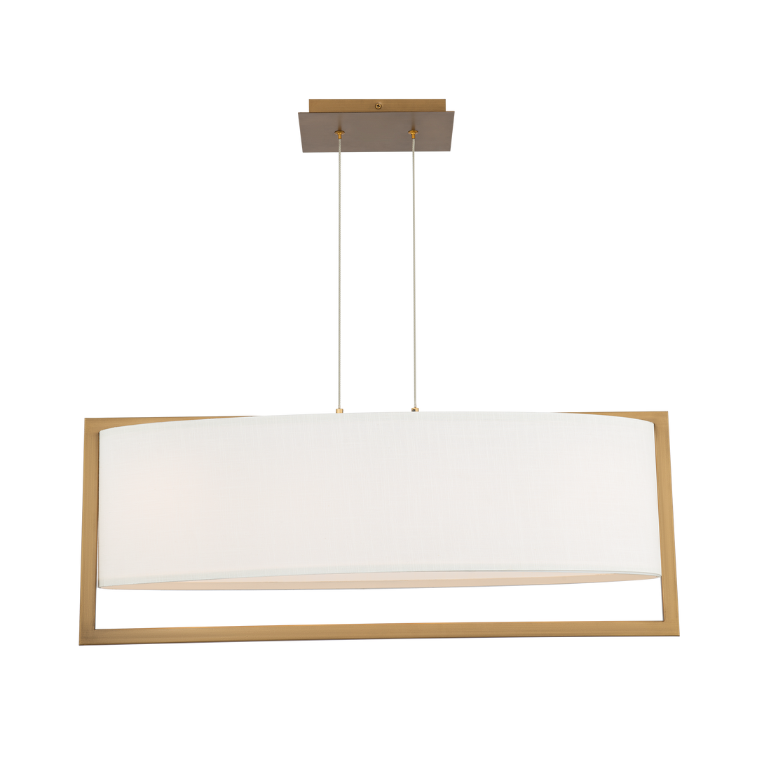 Park Avenue Pendant 3000K in Aged Brass by WAC Lighting