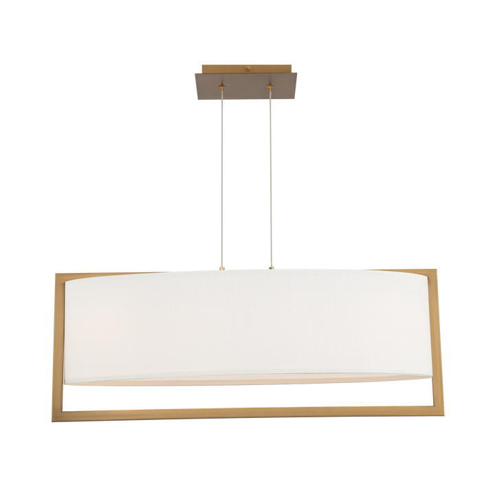 Park Avenue Pendant 3000K in Aged Brass by WAC Lighting