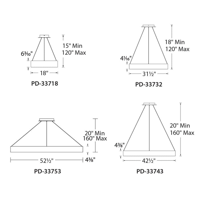 Corso Pendant 3000K by WAC Lighting - view 9