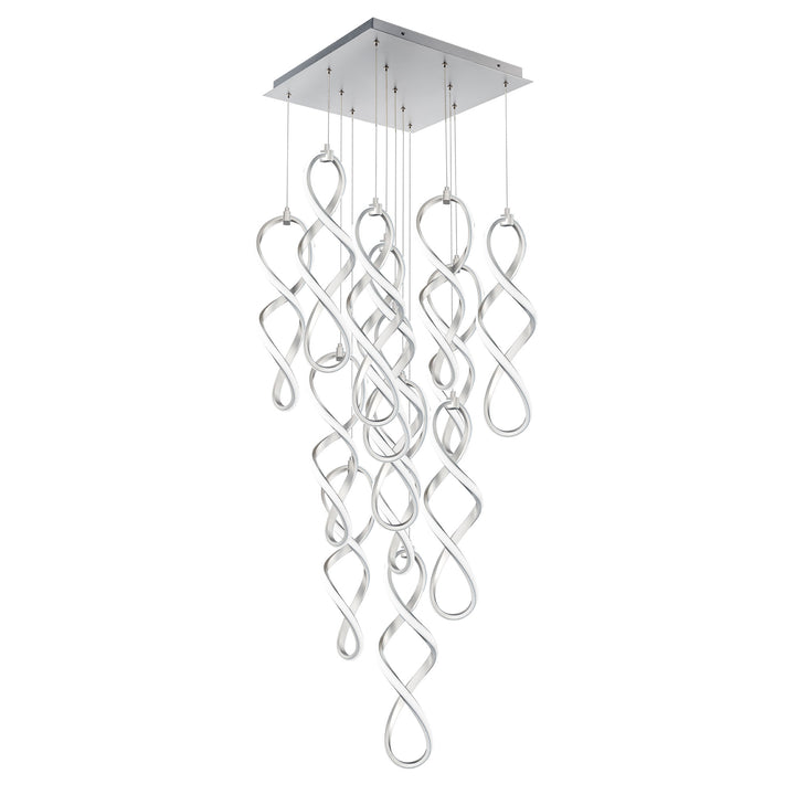 Interlace Square Multi Light 4CCT in Chrome by WAC Lighting