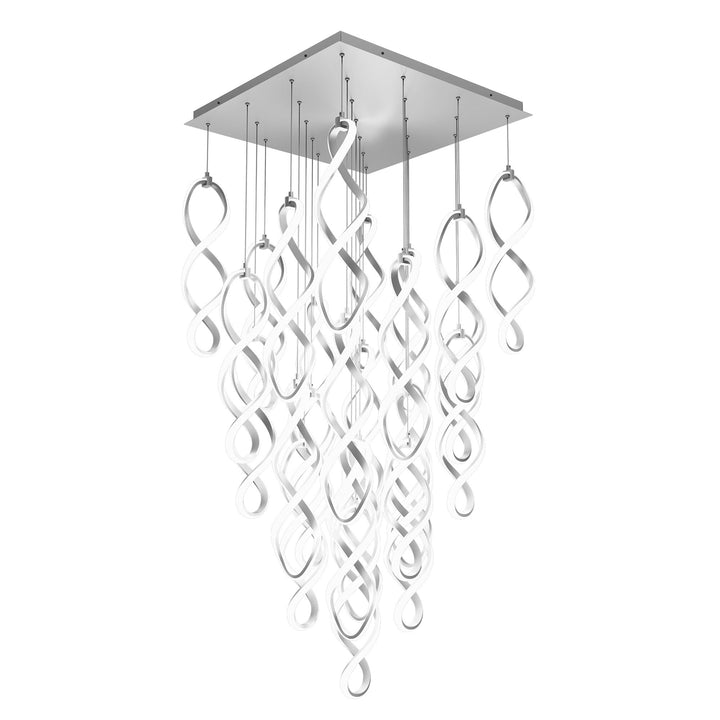 Interlace Square Multi Light 4CCT in Chrome by WAC Lighting