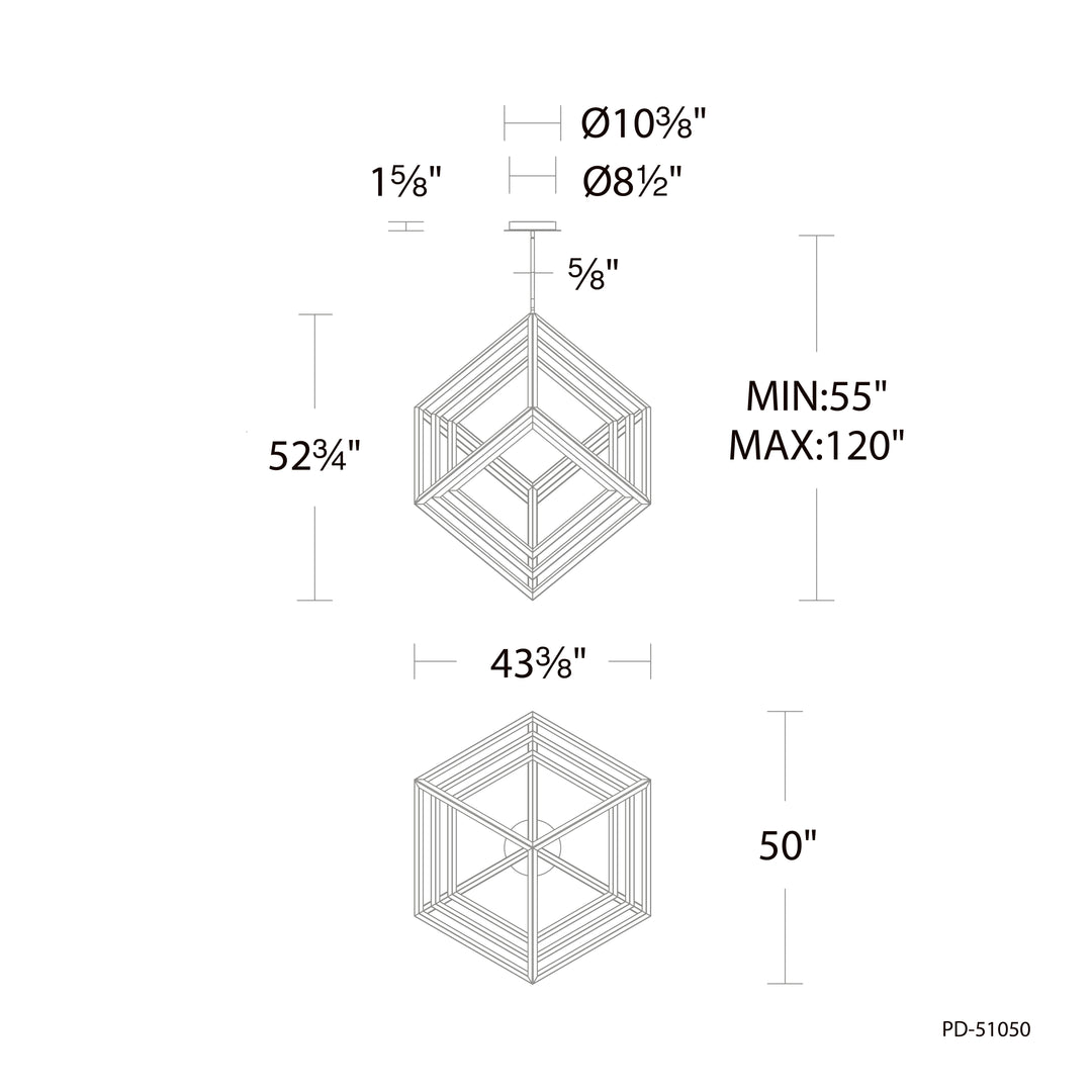 Atlas Pendant 3500K by WAC Lighting - view 4