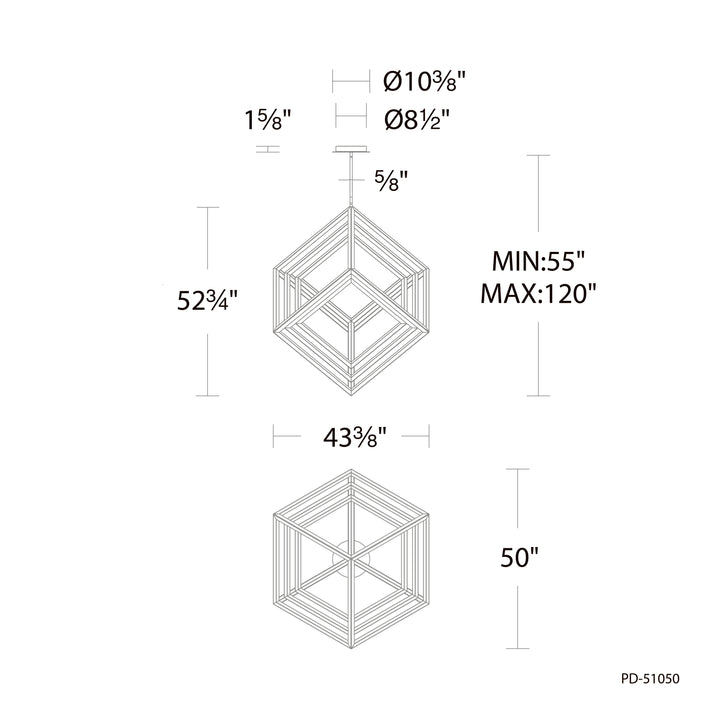 Atlas Pendant 3500K by WAC Lighting - view 4