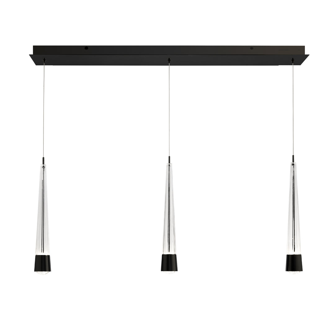 Quill Linear Multi Light 4CCT in Black by WAC Lighting