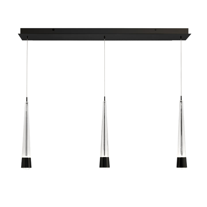 Quill Linear Multi Light 4CCT in Black by WAC Lighting