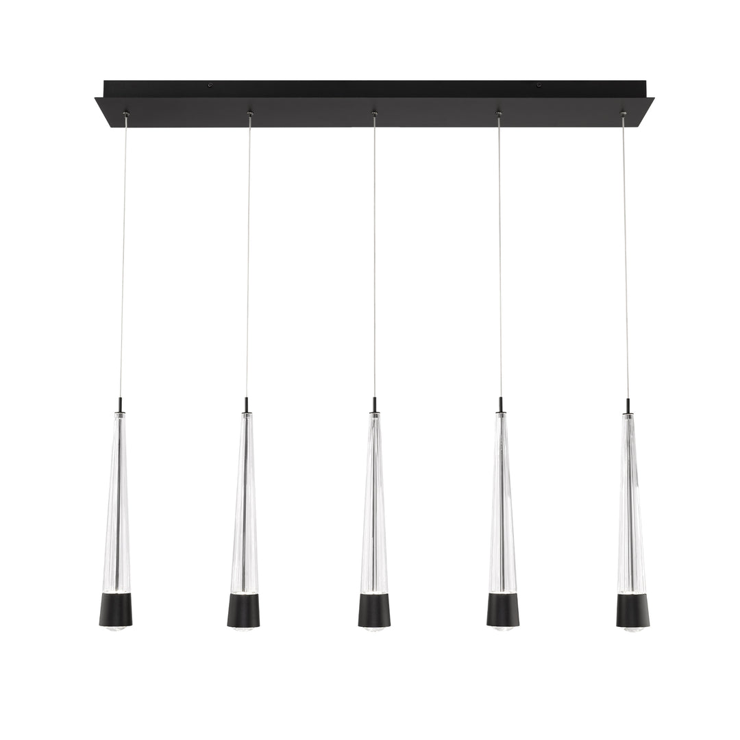 Quill Linear Multi Light 4CCT in Black by WAC Lighting