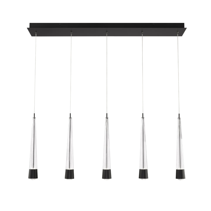 Quill Linear Multi Light 4CCT in Black by WAC Lighting