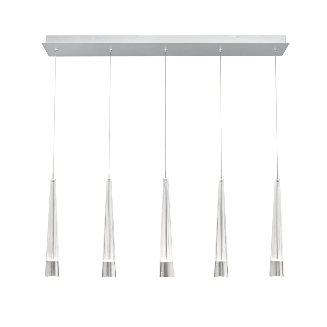 Quill Linear Multi Light 4CCT in Chrome by WAC Lighting