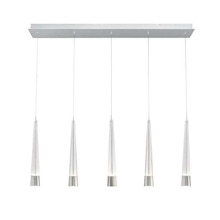 Quill Linear Multi Light 4CCT in Chrome by WAC Lighting