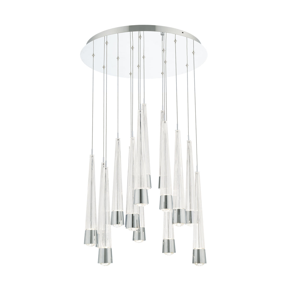 Quill Round Multi Light 4CCT in Chrome by WAC Lighting