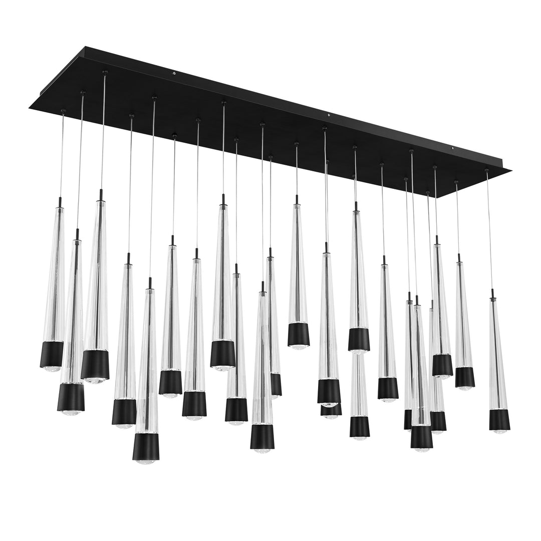 Quill Linear Multi Light 4CCT in Black by WAC Lighting