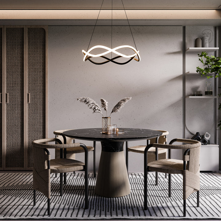 Swerve Chandelier 4CCT