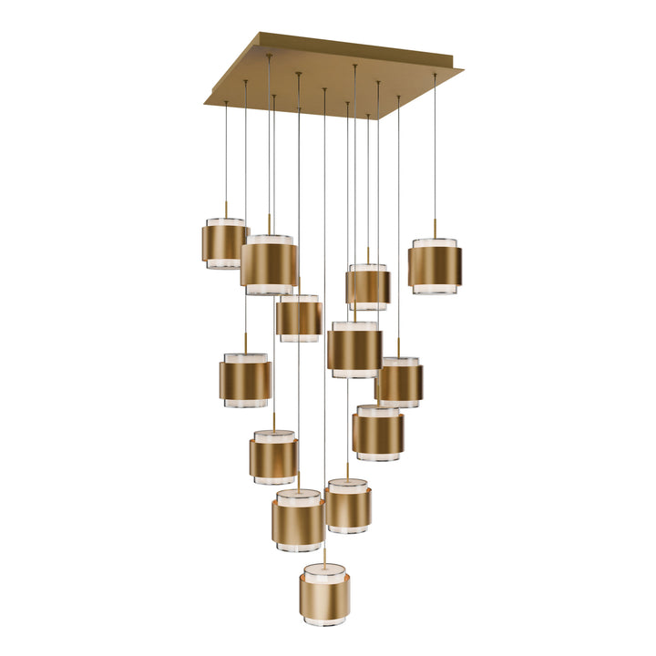 Banded Square Multi Light 4CCT