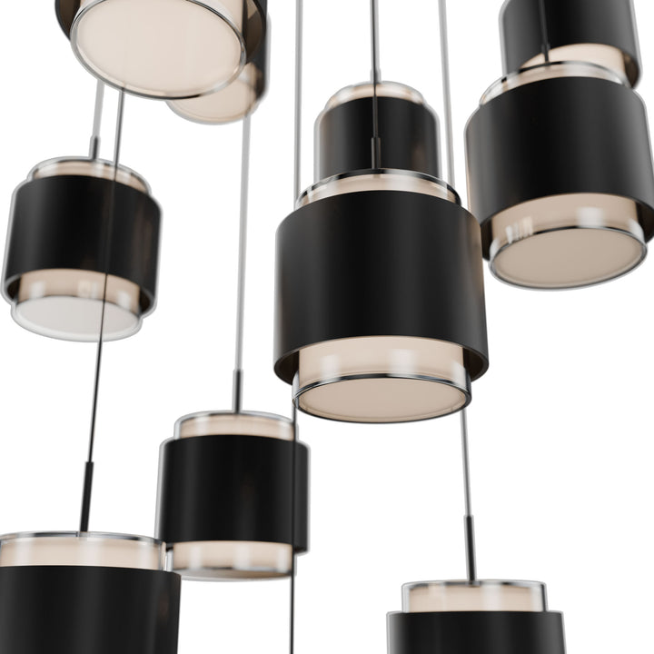 Banded Square Multi Light 4CCT