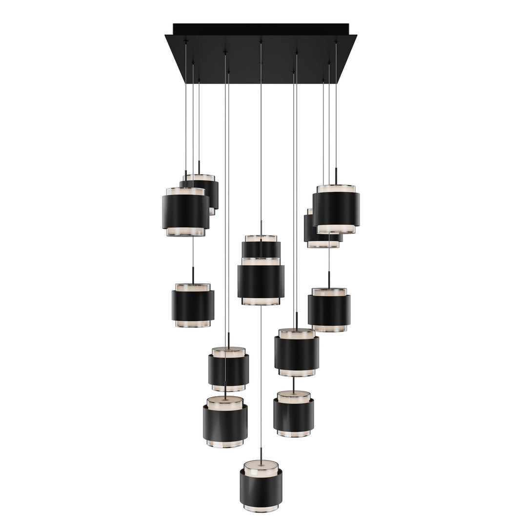 Banded Square Multi Light 4CCT