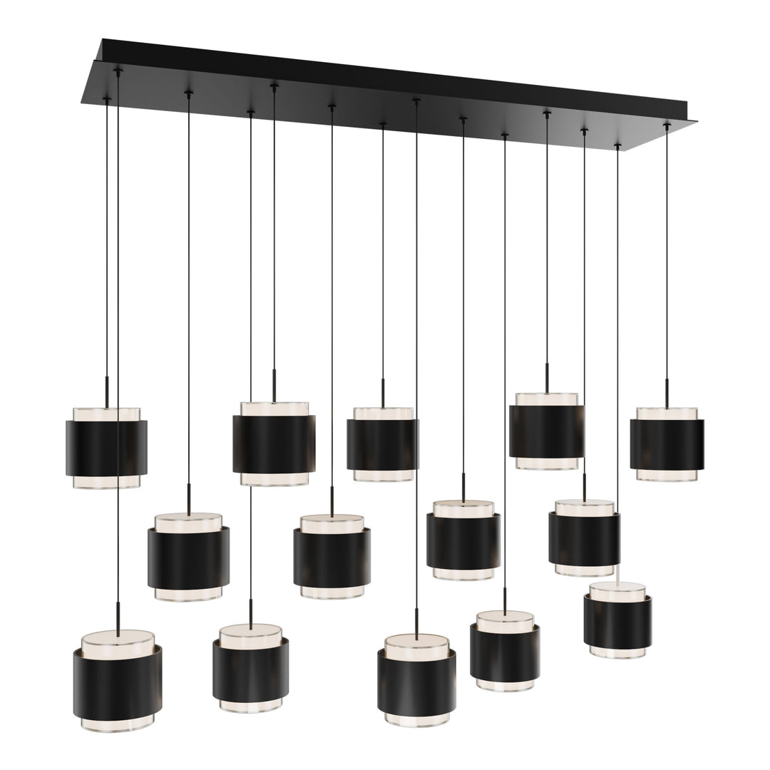 Banded Linear Multi Light 4CCT in Black by WAC Lighting