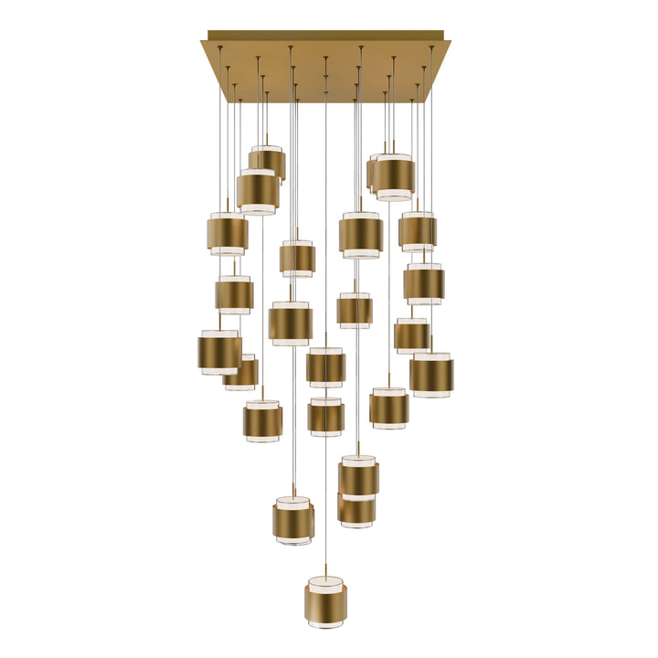 Banded Square Multi Light 4CCT