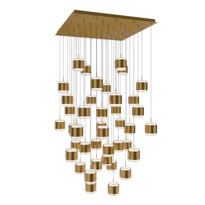 Banded Square Multi Light 4CCT