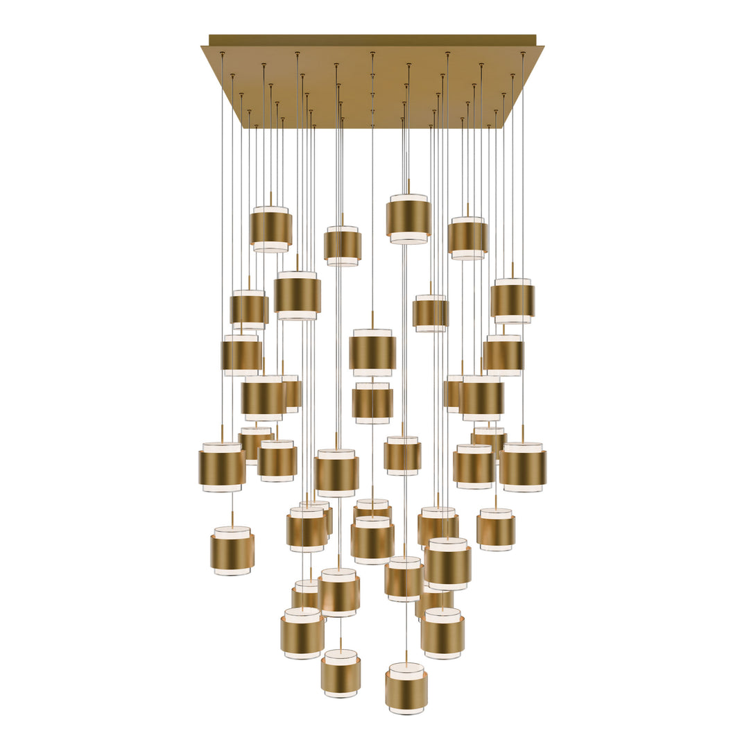 Banded Square Multi Light 4CCT