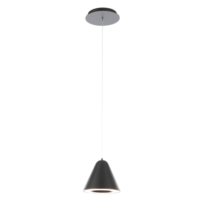 Kone Pendant 3000K in Black by WAC Lighting