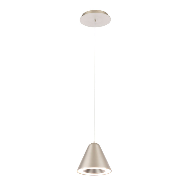 Kone Pendant 3000K in Satin Nickel by WAC Lighting