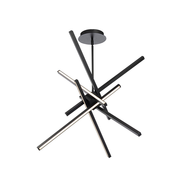 Parallax Pendant 3000K in Black by WAC Lighting