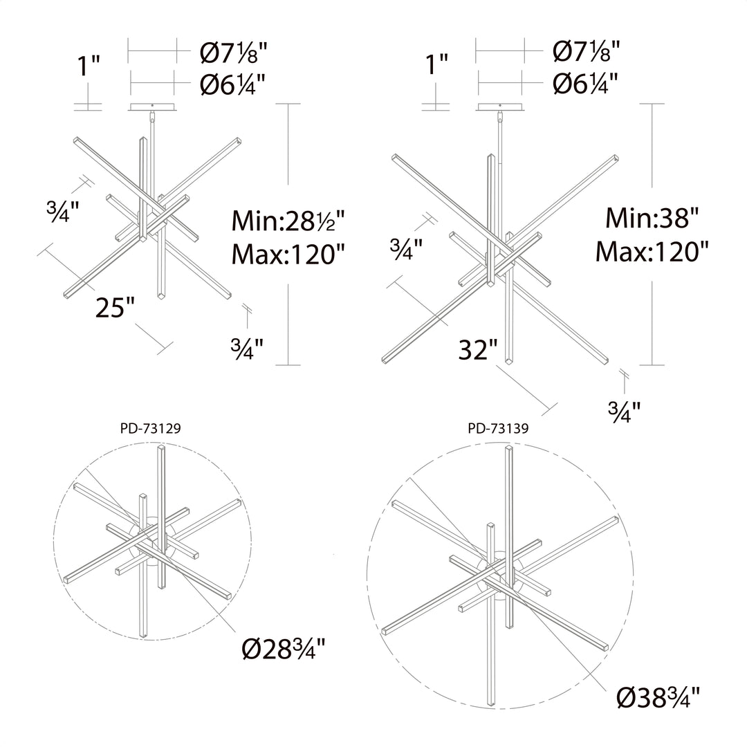 Parallax Pendant 3000K by WAC Lighting - view 16
