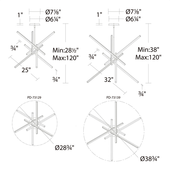 Parallax Pendant 3000K by WAC Lighting - view 16