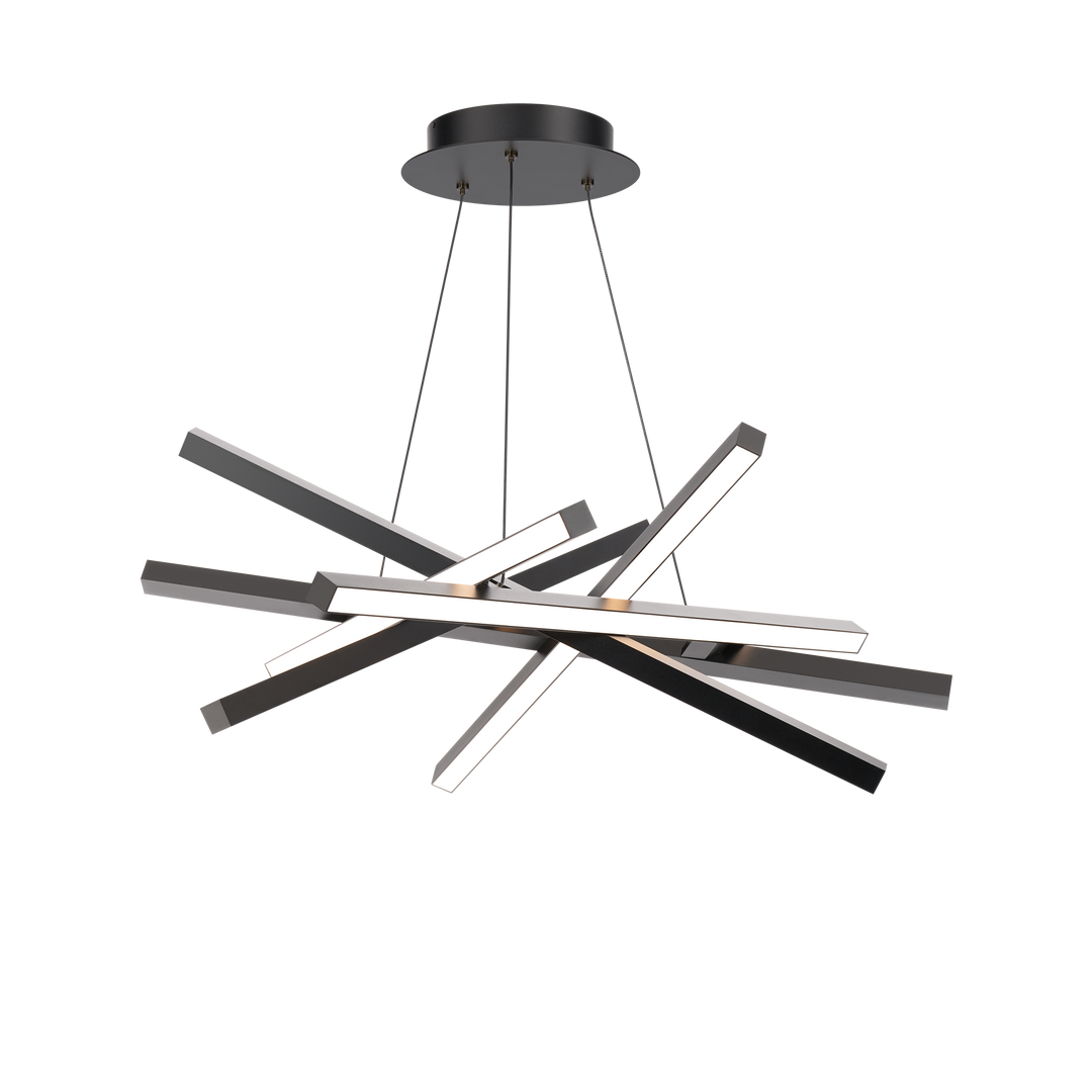 Parallax Pendant 3000K in Black by WAC Lighting