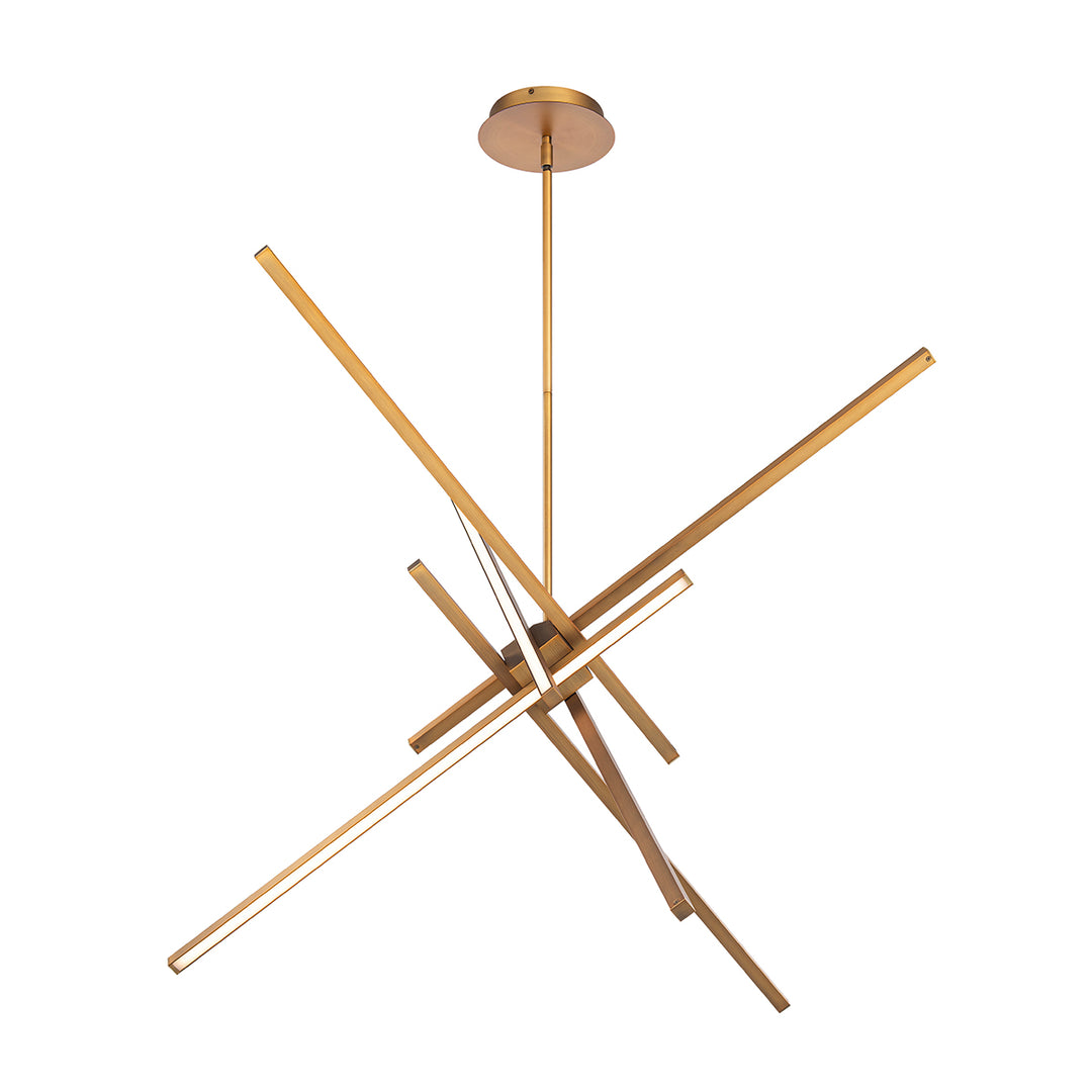 Parallax Pendant 3000K in Aged Brass by WAC Lighting