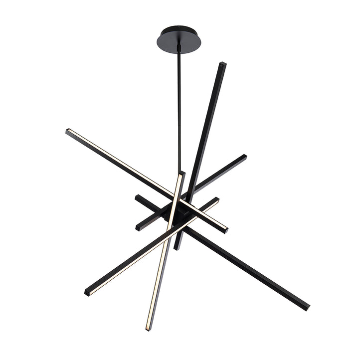 Parallax Pendant 3000K in Black by WAC Lighting