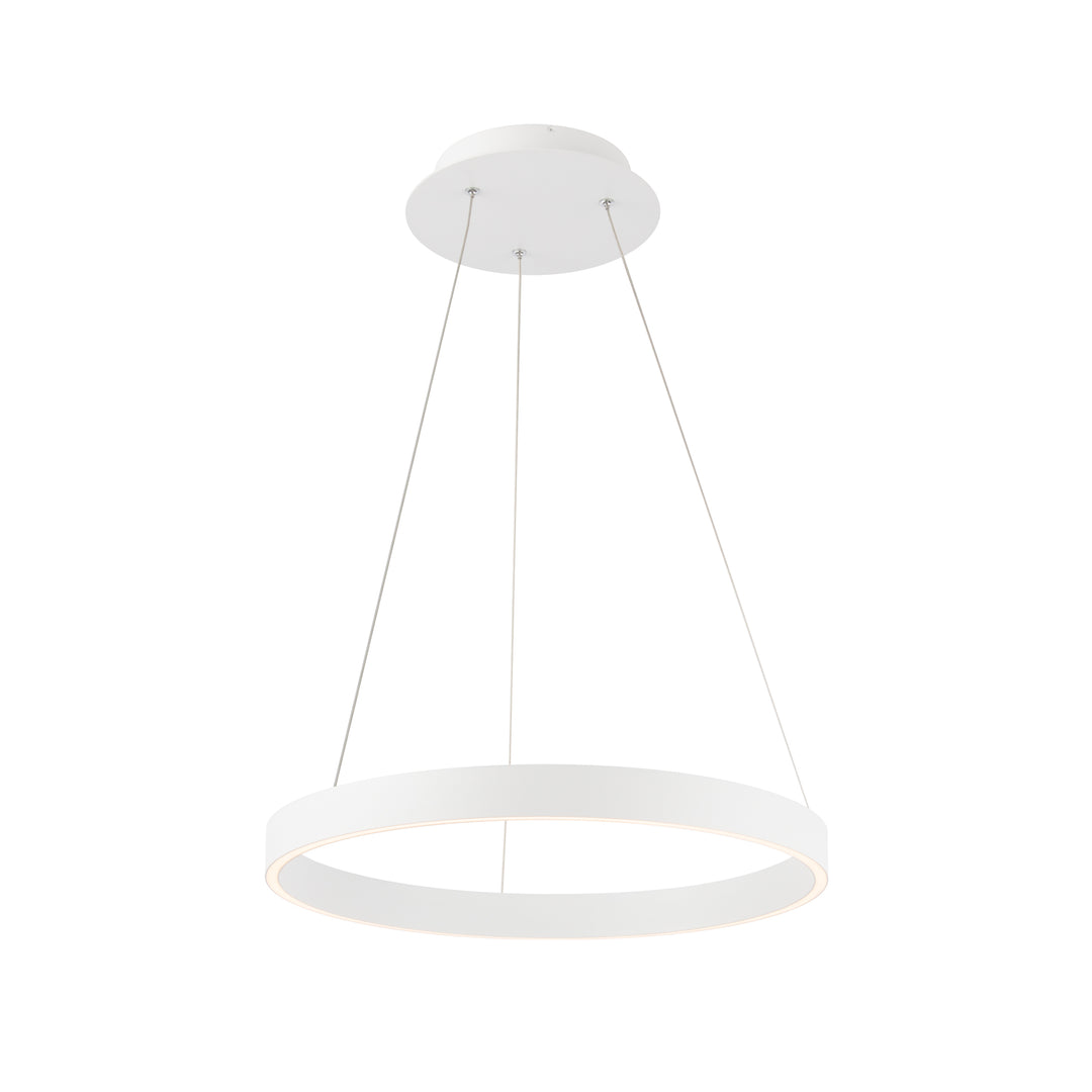 Sirius Pendant 3000K in White by WAC Lighting