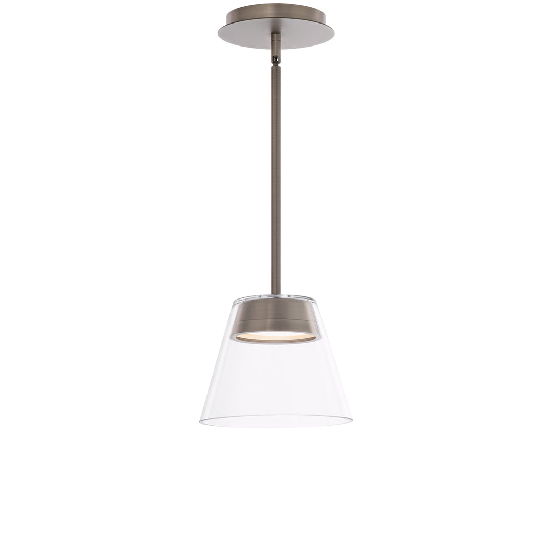 Chandra Mini Pendant 3000K in Brushed Nickel by WAC Lighting